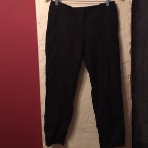 Black Cropped City Fit J.Crew Pants